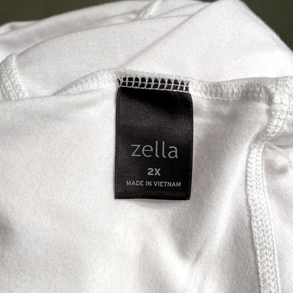 NWT 🤍 Zella Nordstrom Soft Lightweight Zel-Dri Active Ruched Tank Plus-Size 2X - Picture 15 of 17